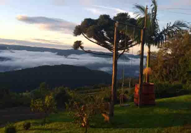 Família Massuchini - Balanço com vista para o vale 